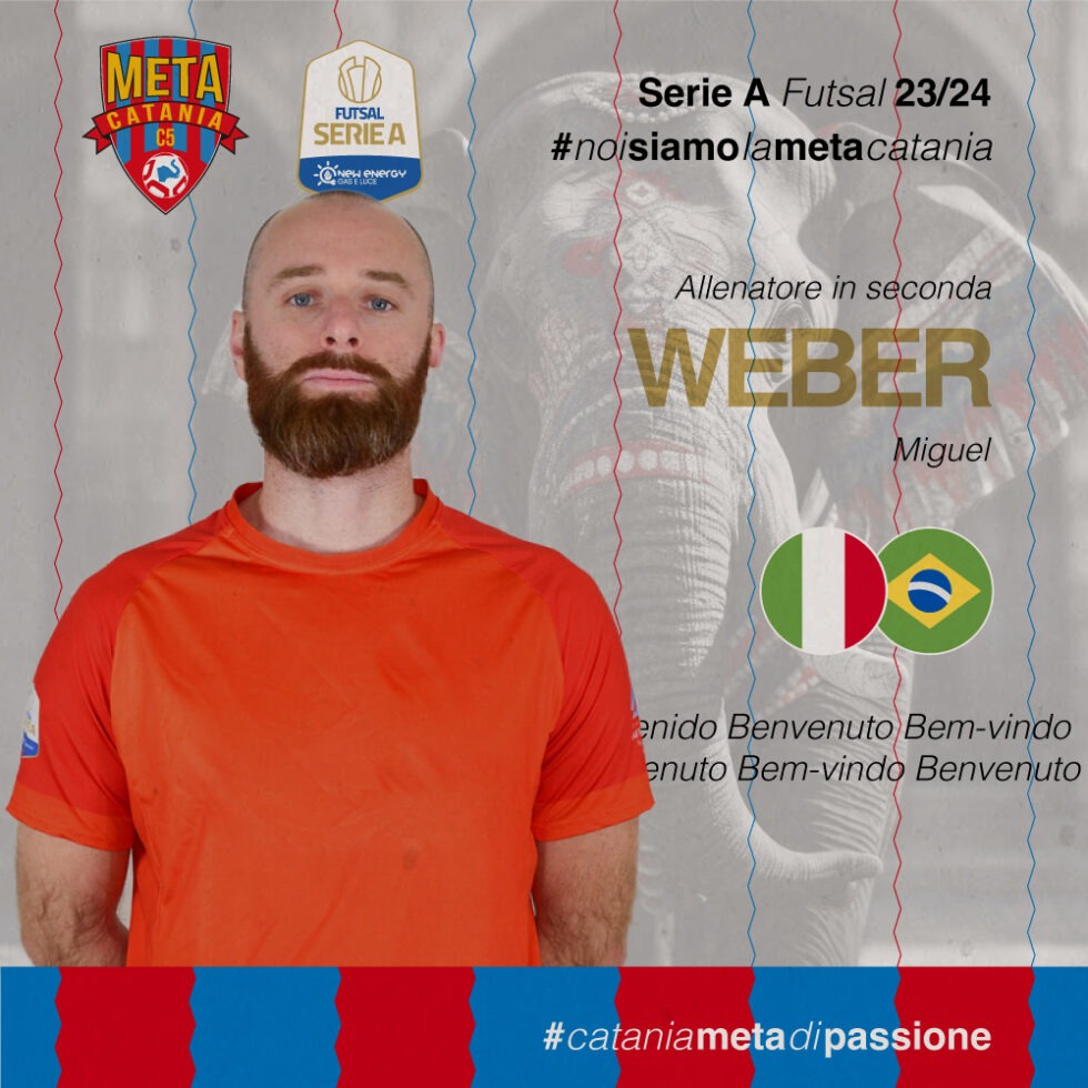 Meta Catania Presenta Il Nuovo Allenatore In Seconda Miguel Weber Per