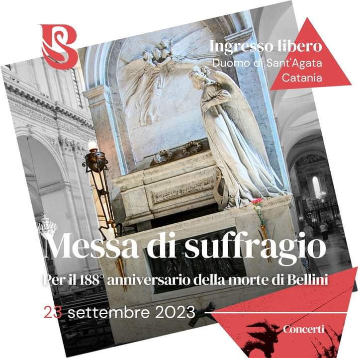 188° anniversario della morte di Vincenzo Bellini: emozionante messa di suffragio al Teatro Massimo Bellini di Catania