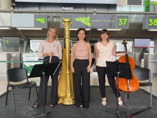 Aeroporto di Catania: Grande Festa della Musica con l&#8217;Idyllic Trio dell&#8217;Orchestra del Teatro Massimo Bellini