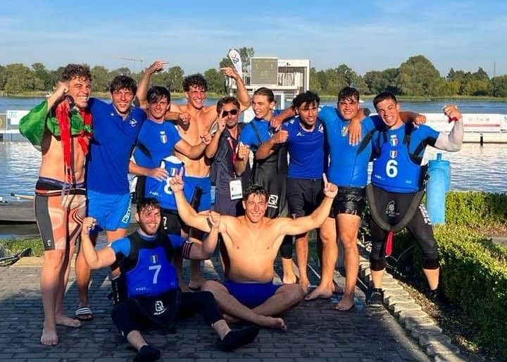 CUS Catania trionfa in Germania: Fabio Sauro guida la nazionale under 21 di canoa polo alla conquista del titolo europeo