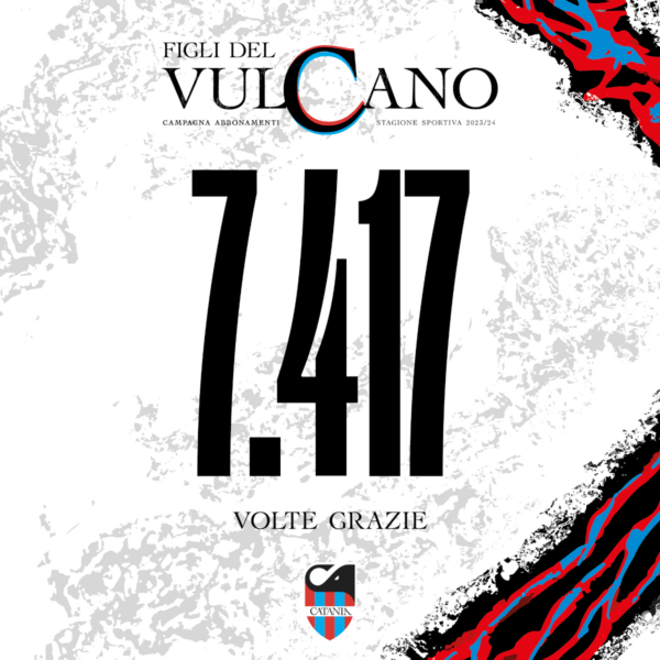 Catania Fc: 7.417 abbonamenti nel primo giorno, Pelligra: «Grande onore rappresentare Catania»