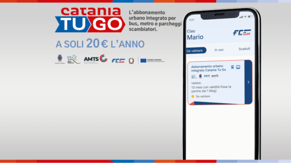 Catania TU GO 2023: torna l’acclamato abbonamento, come richiedere o rinnovare il voucher