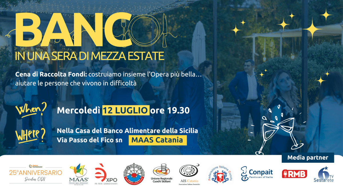 Cena solidarietà Banco Alimentare Sicilia 2