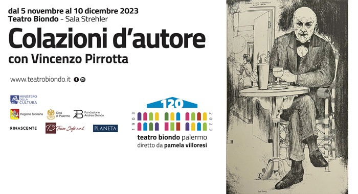 Colazioni d&#8217;autore al Teatro Biondo di Palermo: Vincenzo Pirrotta legge i grandi autori siciliani