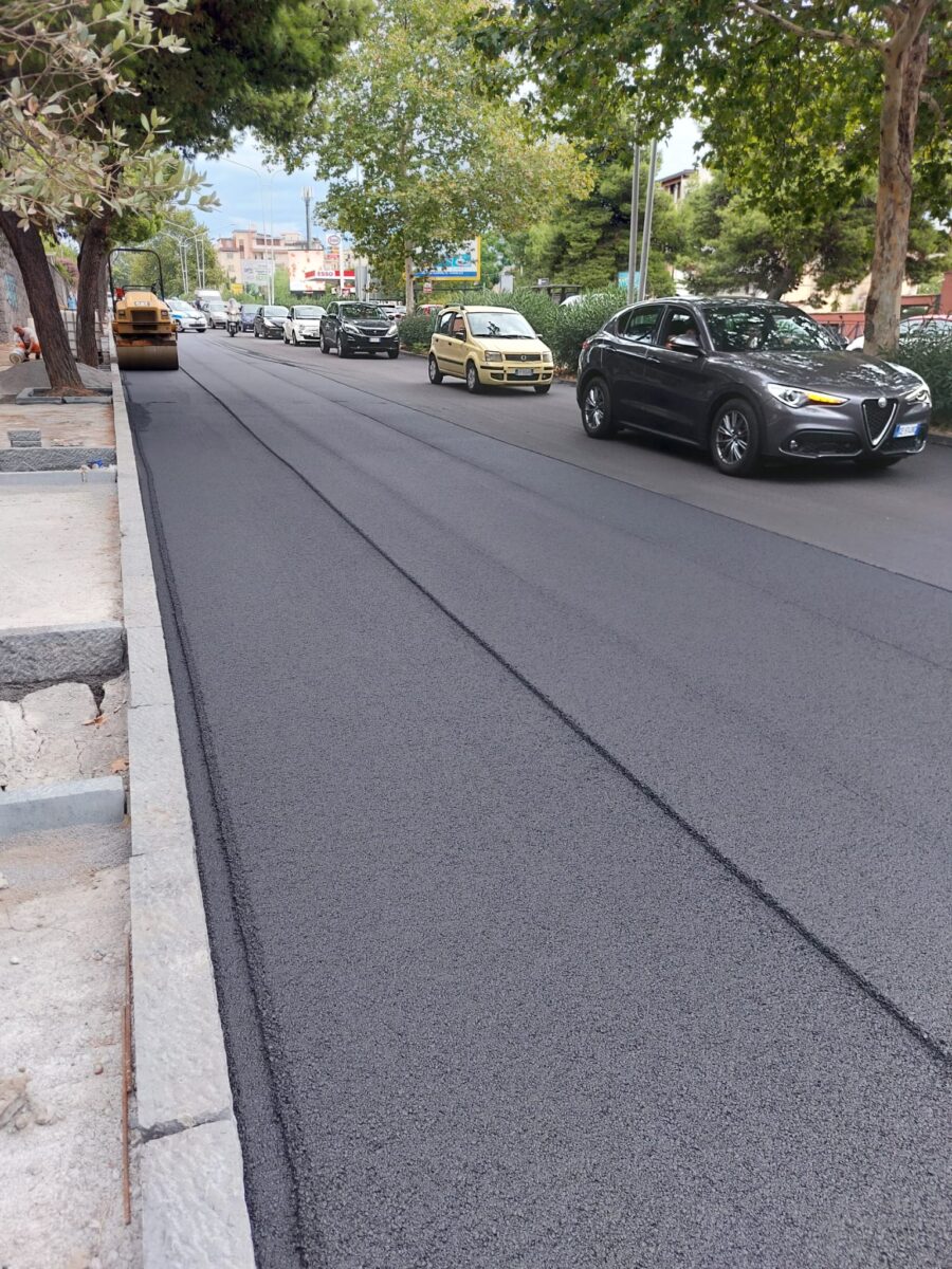Completata la riqualificazione della circonvallazione di Catania: un nuovo asfalto per una maggiore sicurezza stradale