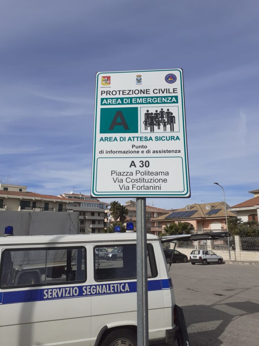 Comune di Ragusa: Nuova Cartellonistica Protezione Civile
