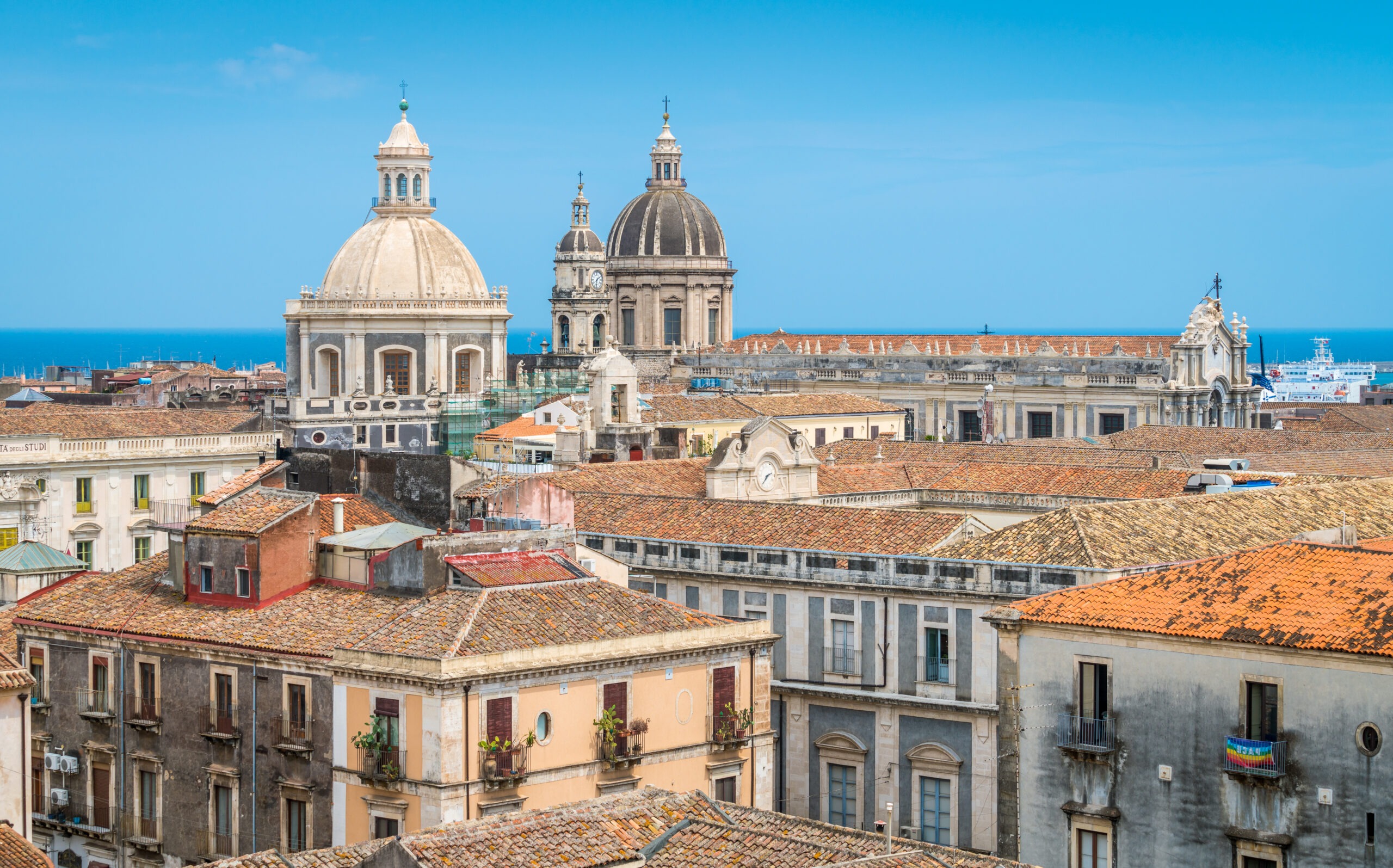 Vista dei tetti di Catania