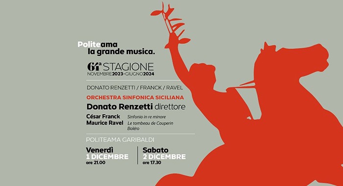 Donato Renzetti dirige l&#8217;Orchestra Sinfonica Siciliana: un concerto imperdibile al Politeama Garibaldi di Palermo