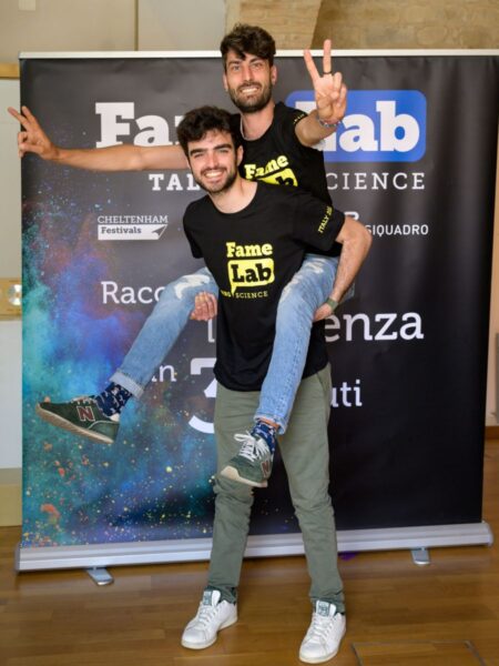 Enrico La Spina e Federico Ursino, i giovani dottorandi dell&#8217;Università di Catania, pronti per la finale nazionale di FameLab: la scienza diventa spettacolo!