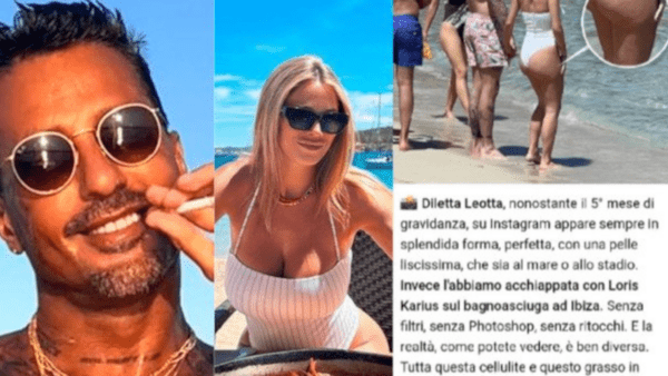 Fabrizio Corona contro Diletta Leotta e il fisico in gravidanza da Social: «Abile coi filtri e Photoshop»