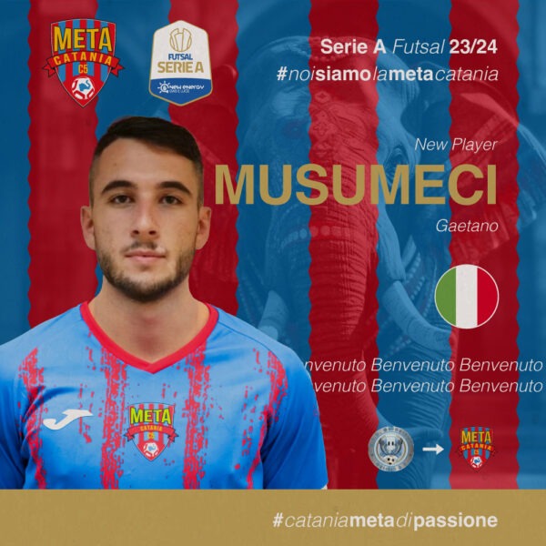 Gaetano Musumeci torna alla Meta Catania: il ritorno del pivot catanese che fa sognare la Serie A