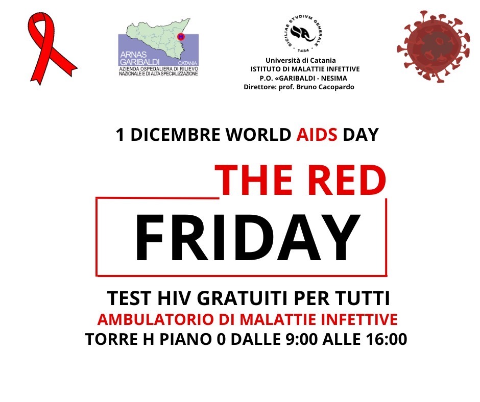 Giornata Internazionale contro l&#8217;AIDS: Ospedale Garibaldi di Catania offre test gratuiti al GARIBALDI-NESIMA il 1 dicembre 2023