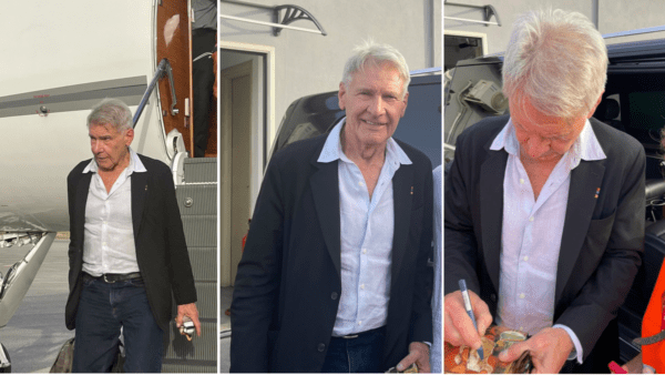 Harrison Ford torna in Sicilia: avvistato Indiana Jones all'aeroporto di Catania «affabile e disponibile»