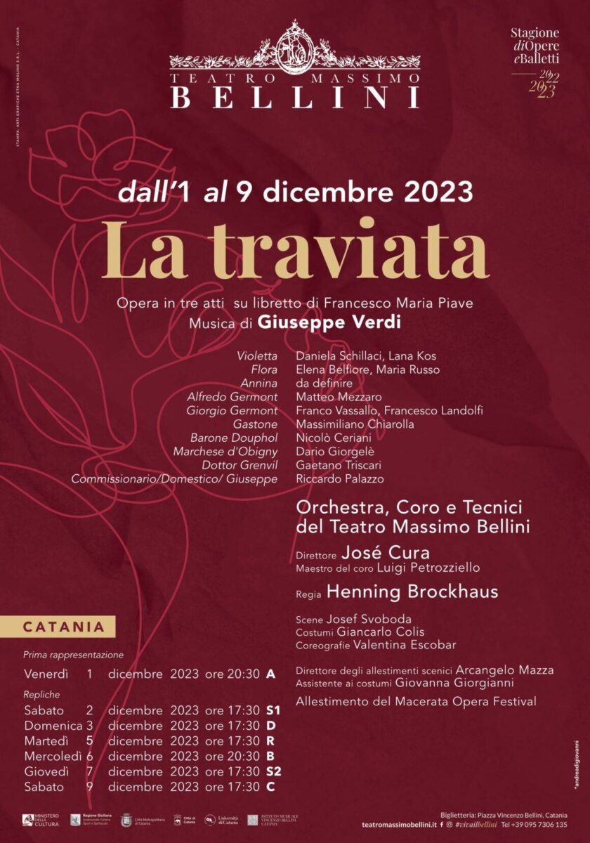La Traviata degli Specchi: Sette repliche imperdibili al Teatro Massimo Bellini di Catania