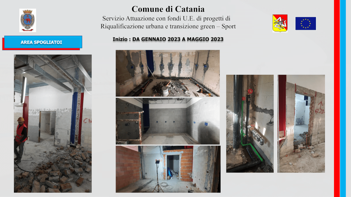 Lavori riqualificazione stadio Angelo Massimino Catania SSD 15