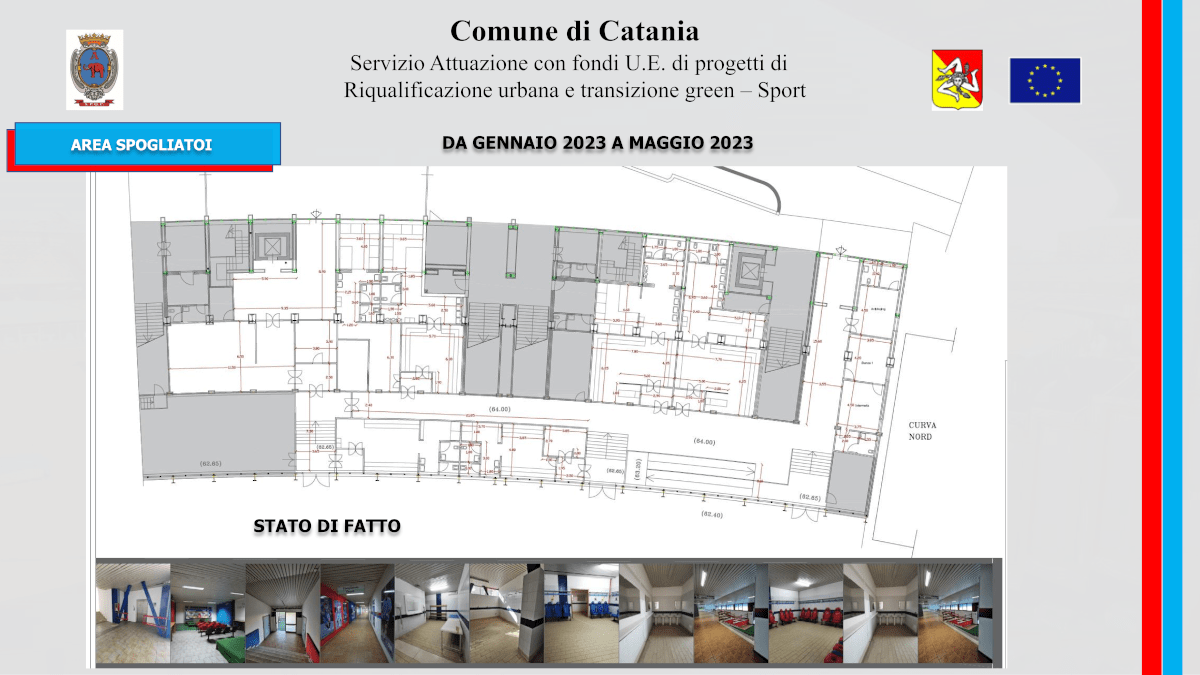 Lavori riqualificazione stadio Angelo Massimino Catania SSD 4