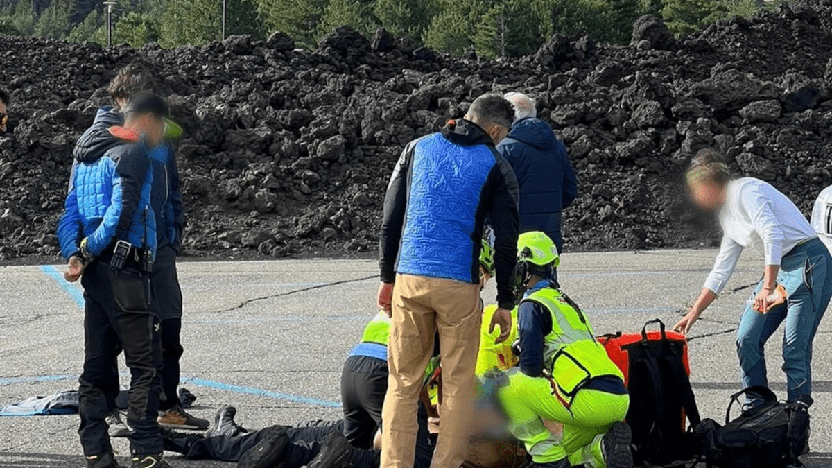 Malore Turista Morto Etna Nord Escursione