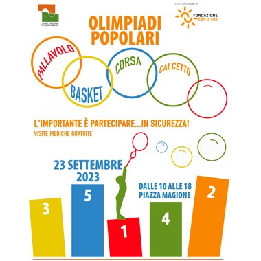Olimpiadi Popolari a Palermo: sport, salute e divertimento nella Kalsa