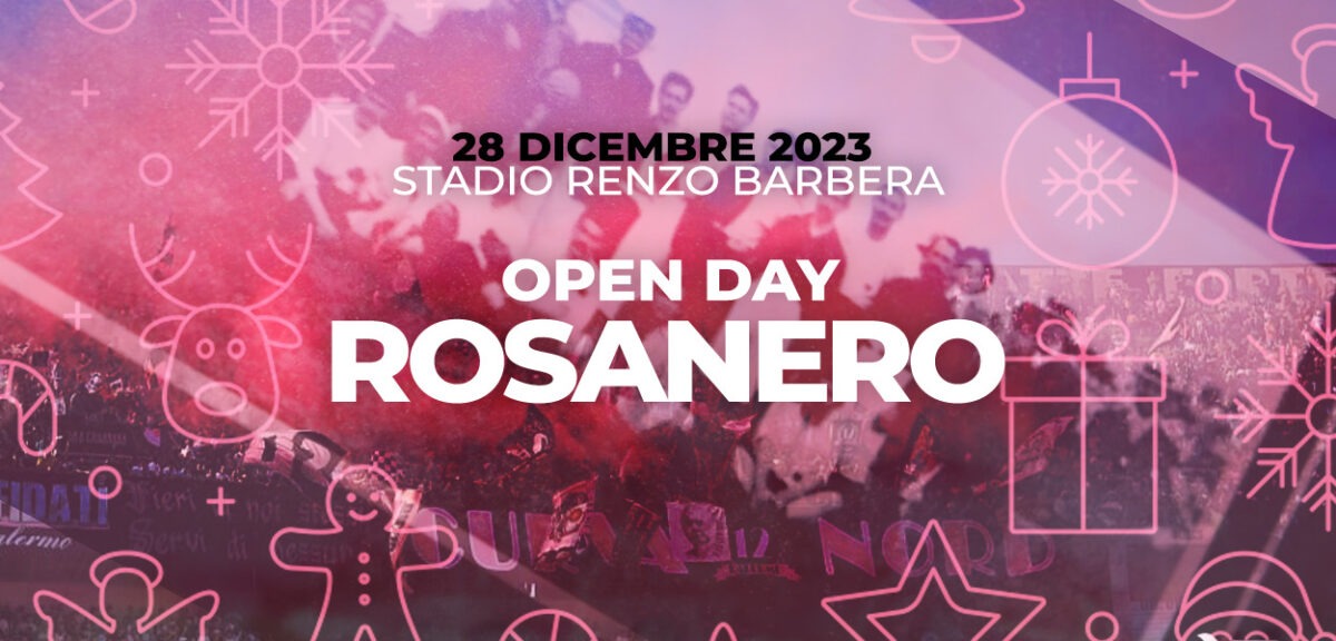 Palermo FC apre le porte ai tifosi per un nuovo Open Day il 28 dicembre