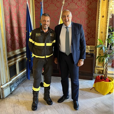 Palermo: Il Comune dà il benvenuto al nuovo Comandante provinciale dei Vigili del fuoco e rinnova la massima collaborazione