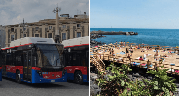 Estate a Catania: operativa linea 'D' Amts per spiagge libere e solarium