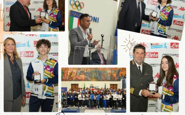 Quattro schermidori del CUS Catania premiati per eccellenza sportiva e accademica al CONI