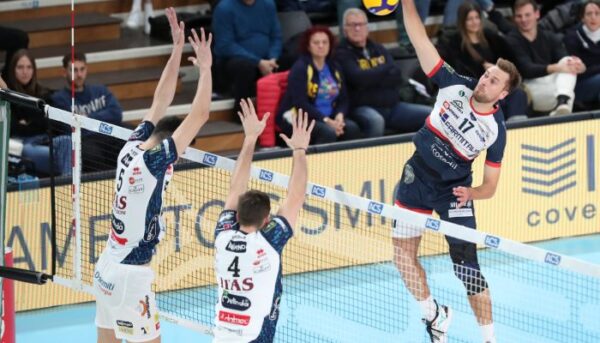 Saturnia Volley di Catania cede alla legge dei campioni d&#8217;Italia: Itas Trentino vince 3-0 nella settima giornata del Campionato Credem Banca 2023/24