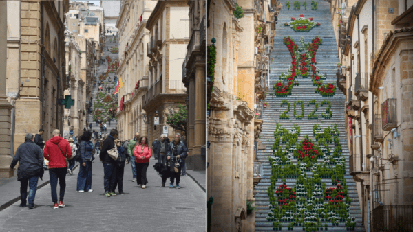 Torna lo spettacolo della Scala Infiorata di Caltagirone: visibile sino ai primi di giugno 2023  