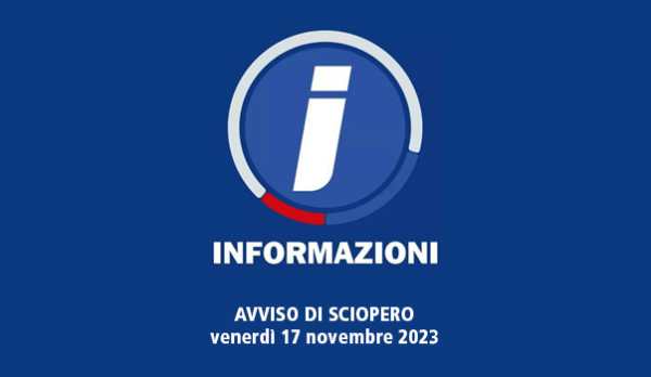 Sciopero nazionale del 17 novembre 2023: ecco gli effetti sui servizi di Metropolitana e Ferrovia FCE di Catania