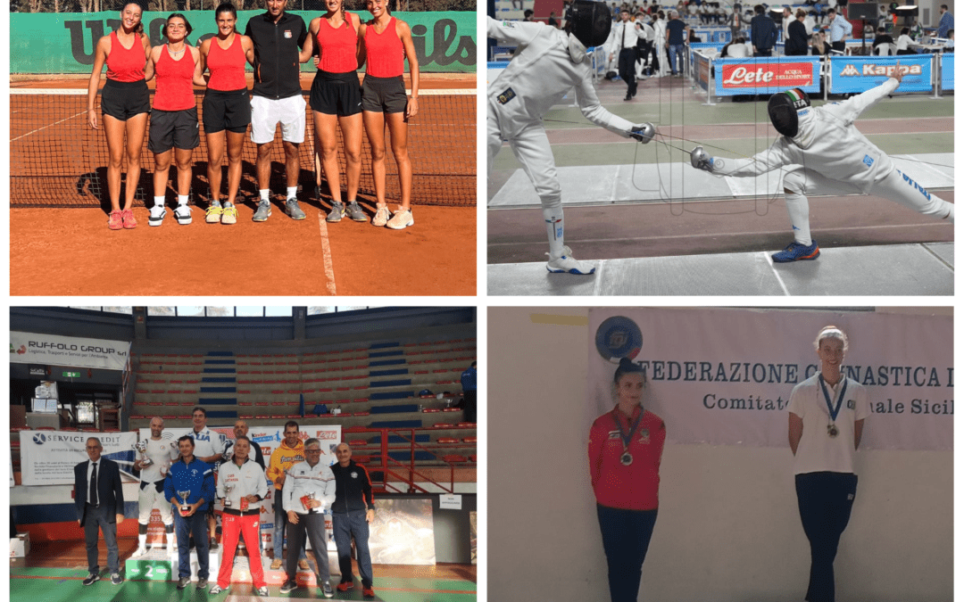 Super weekend di successi per gli atleti del Cus Catania: vittorie nel tennis, basket, rugby, scherma e ginnastica ritmica!