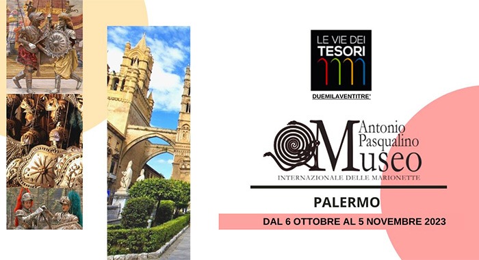 Torna Le Vie dei Tesori al Museo delle marionette di Palermo con visite guidate, laboratori e spettacoli!