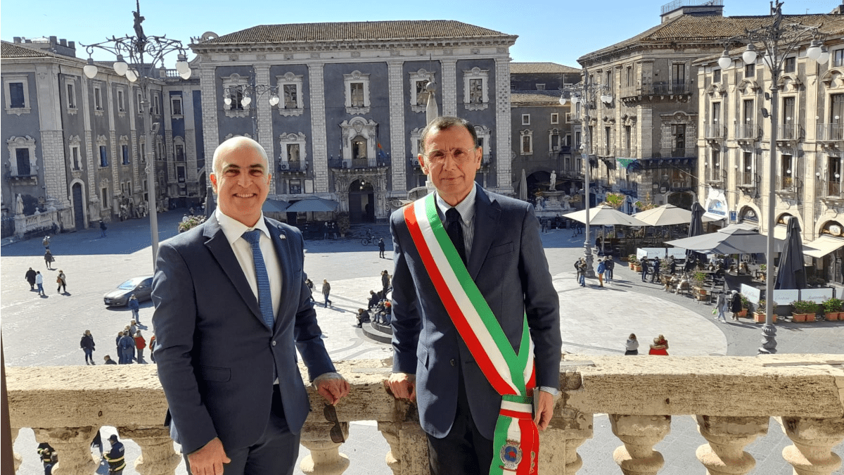 Ambasciatore d’Israele in visita di cortesia a Catania ricevuto a Palazzo degli Elefanti