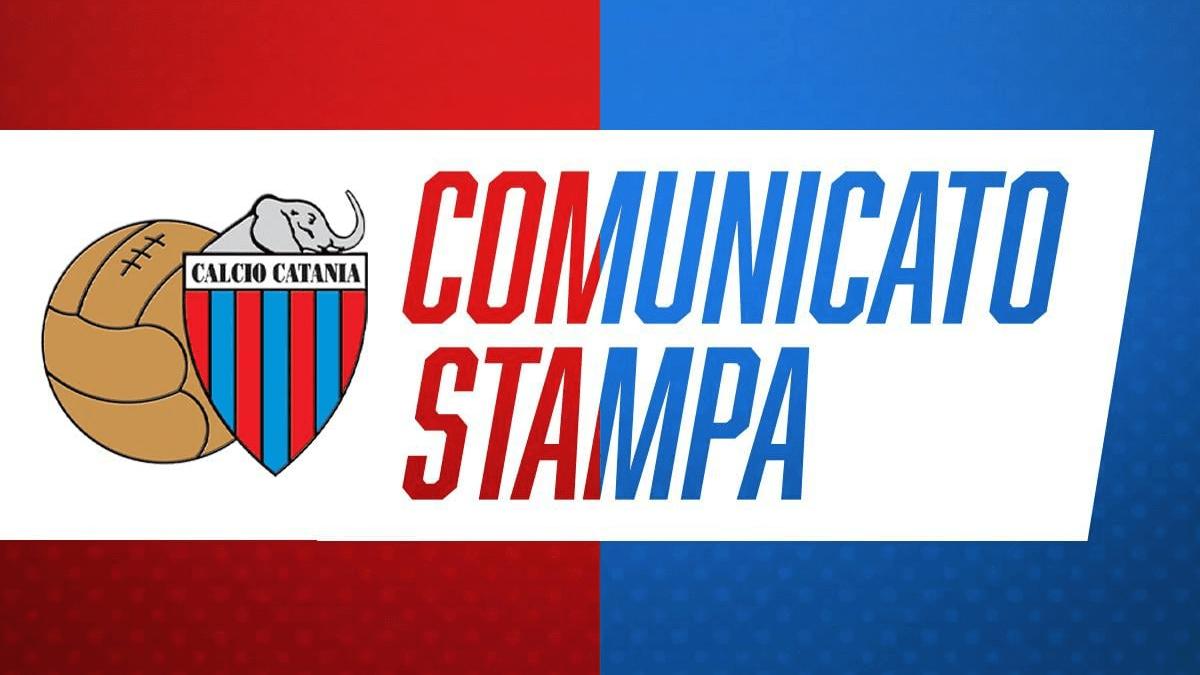Calcio Catania annulla allenamento per allerta meteo, chiede rinvio gara e manda un messaggio di vicinanza ai cittadini