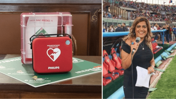 Calcio Catania: defibrillatore nello stadio Angelo Massimino in memoria della speaker Stefania Sberna