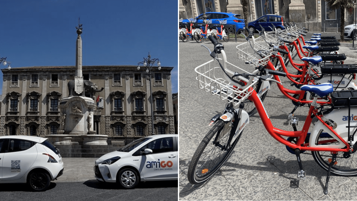 Car e bike sharing a Catania: noleggiate ogni giorno solo 9 bici ma ben 26 auto (I DETTAGLI)