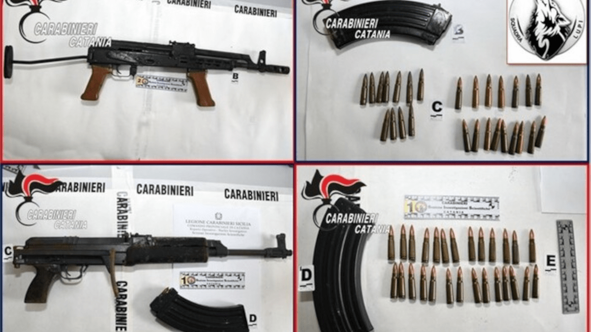 Carabinieri trovano Kalashnikov e droga a Librino in una cassaforte sotterrata (I DETTAGLI)