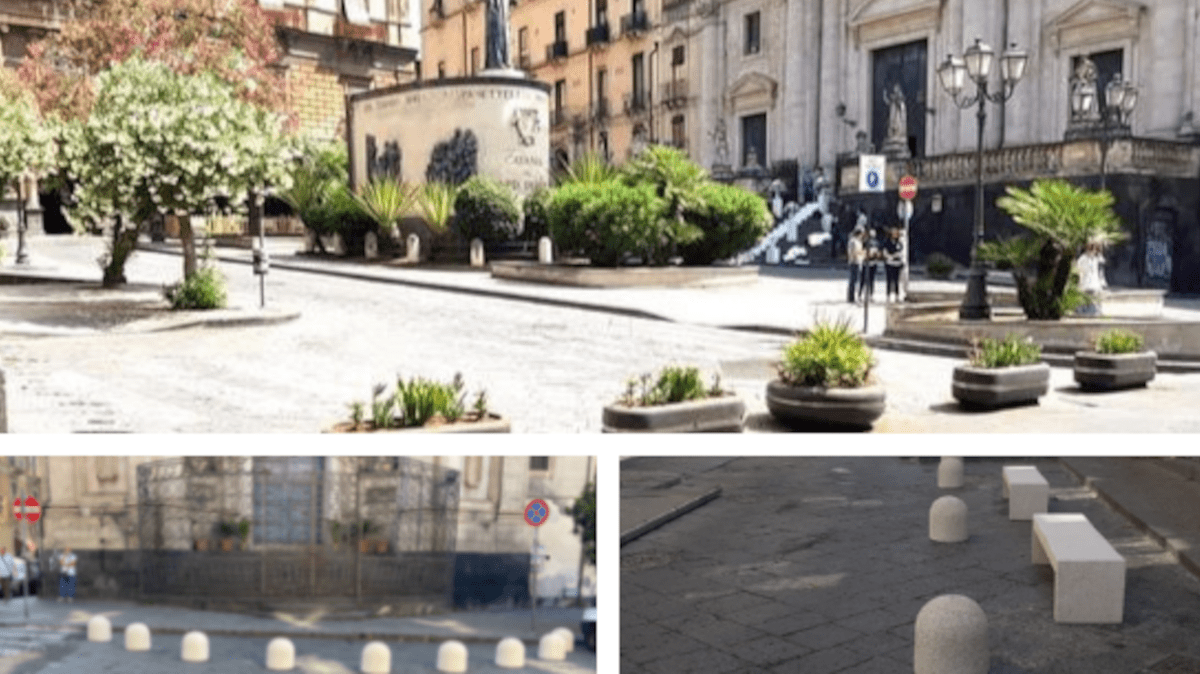 Catania, nuove aree "pedonali" nel centro storico per impedire la sosta selvaggia