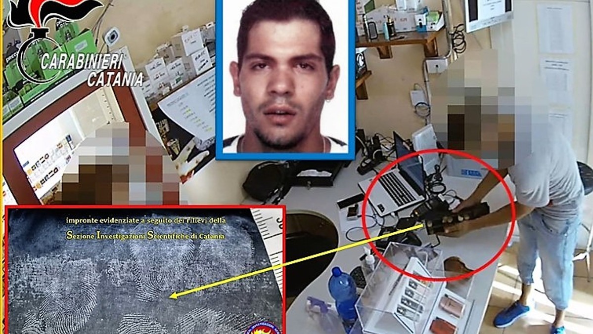 Catania, rapina in via Stazzone: 36enne incastrato da un'impronta e dai video di sorveglianza