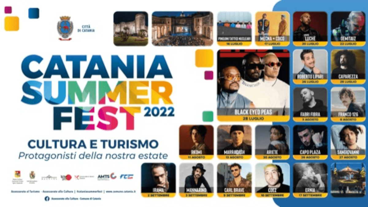 Catania SummerFest: inaugurano i Pinguini Tattici Nucleari. Divieti e nuovo piano di circolazione