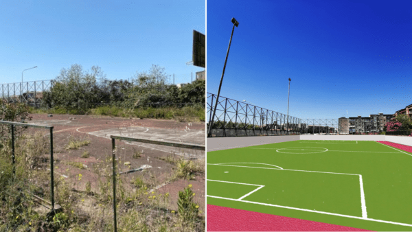 Cominciano i lavori per ripristinare il degradato polo sportivo del Villaggio Sant’Agata