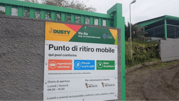 Dal primo agosto scatta la consegna dei kit dei mastelli nel centro di ritiro di via Ala