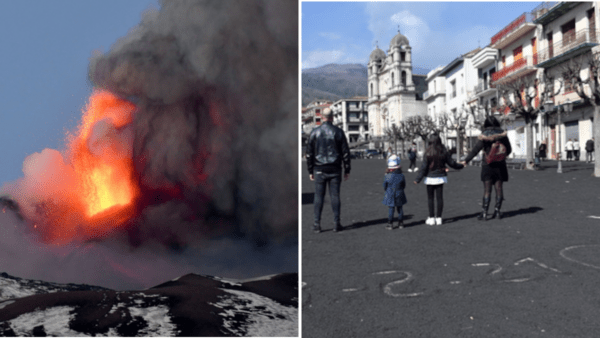 Etna: nuovamente fissati il divieto di circolazione per motocicli e il limite a 30 Km/h per le auto, nuova disposizione per la cenere