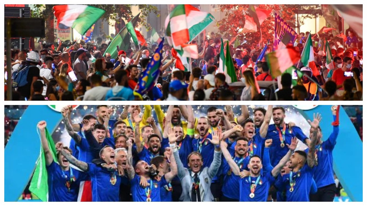 Europei 2021, anche a Catania si festeggia la vittoria azzurra in grande stile