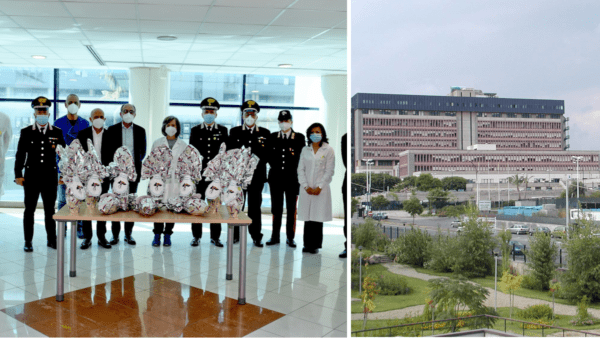 I Carabinieri donano le uova pasquali ai piccoli degenti dell’Emato-Oncologia del Policlinico