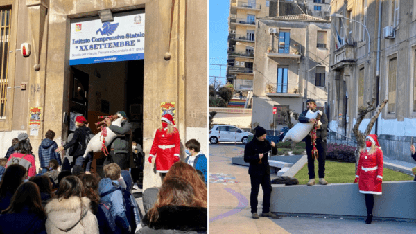 Il Natale nel III municipio è augurato alle scolaresche con gli zampognari