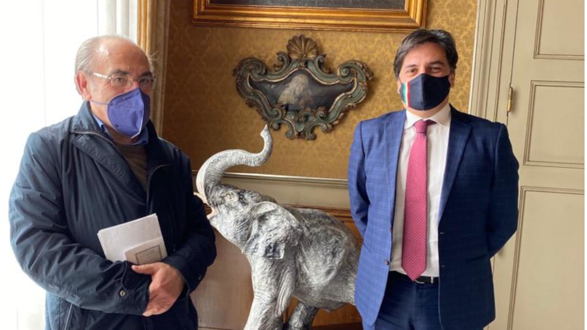 Il Sindaco Pogliese riceve il presidente dell’Ersu Cantarella a Palazzo degli Elefanti: “offrire servizi all'altezza degli standard europei e internazionali”