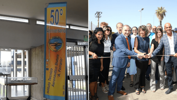 Inaugurato nuovo passaggio attraverso pedonale dinnanzi l’ITAER Arturo Ferrarin