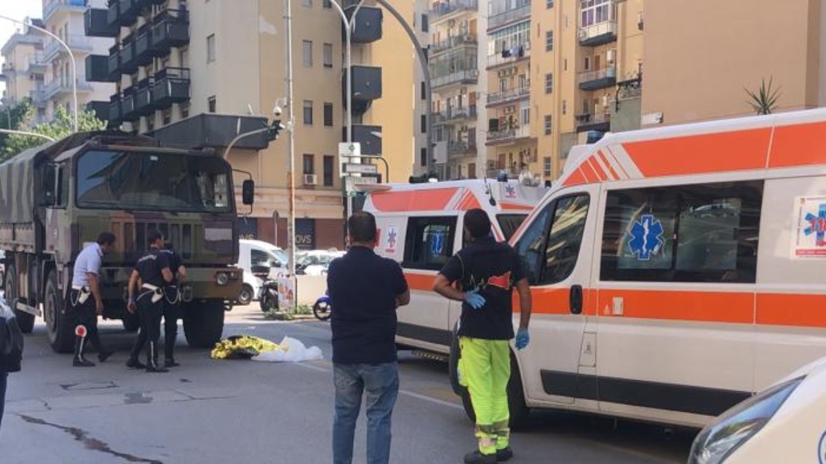 Incidente mortale a Palermo, coinvolto l'Esercito