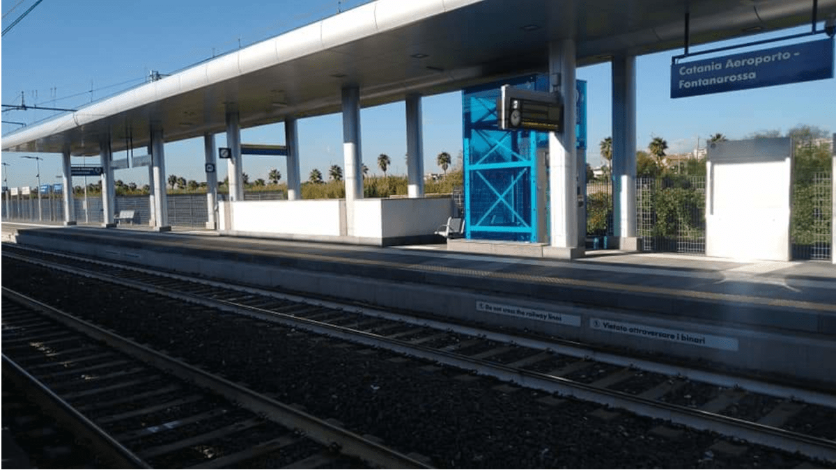 La stazione ferroviaria Catania-Aeroporto è stata finalmente inaugurata e aperta al pubblico