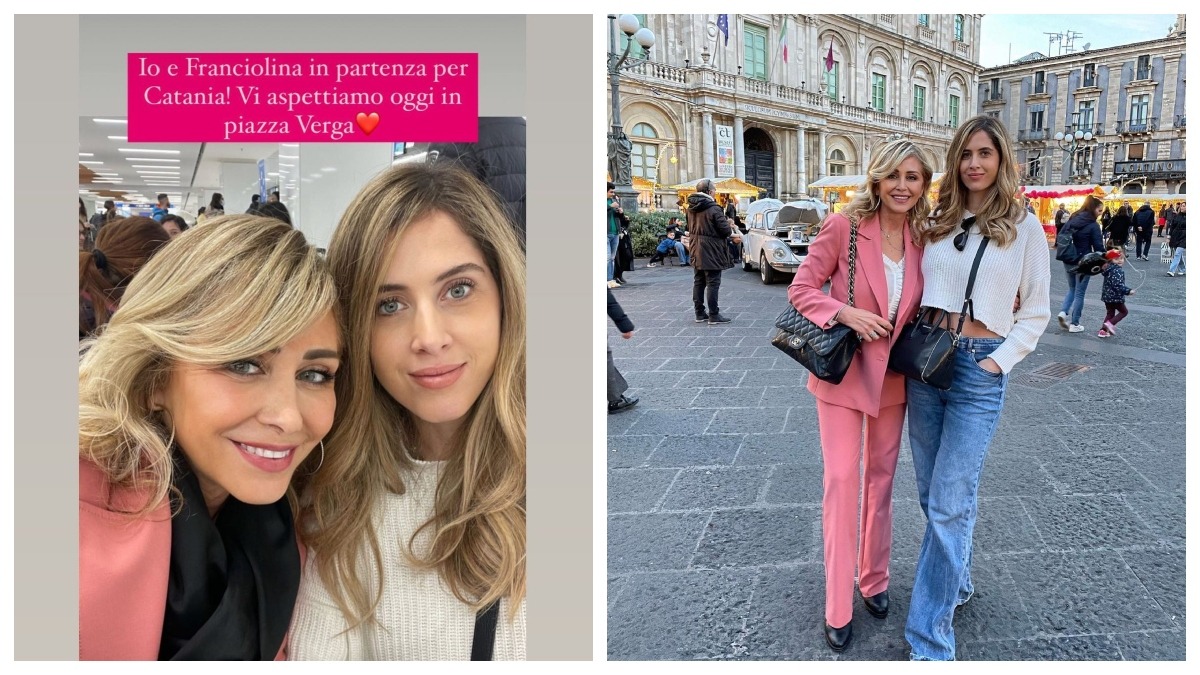 Le "Ferragni" a Catania, mamma e sorella di Chiara in città per una breve vacanza